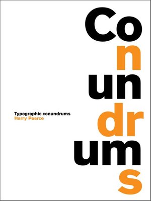 cover image of Conundrums